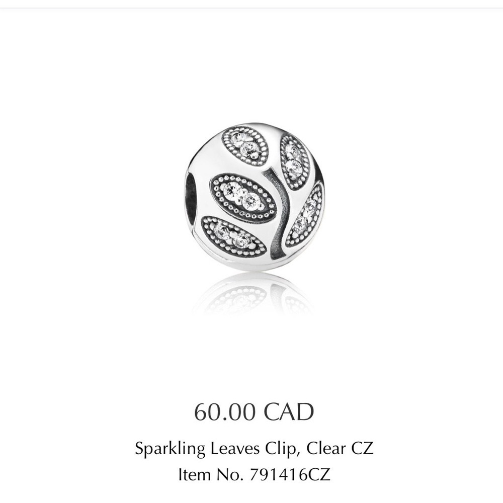 Pandora clip charm
